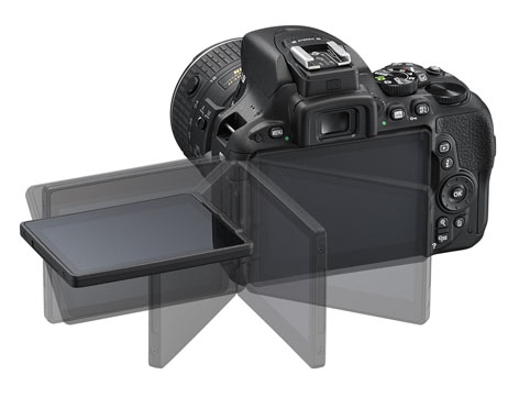 Nikon D5500, reflex DX modalità touch dal CES
